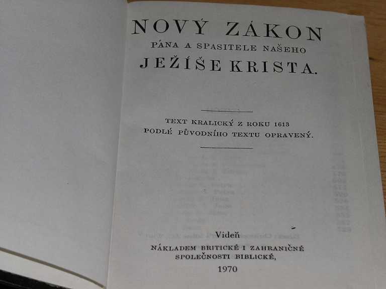 Kralice nad Oslavou: ¡Allí podrán encontrar una de las más famosa Biblia!