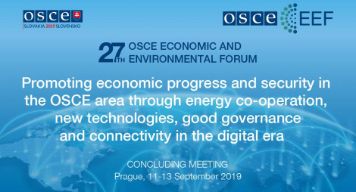 Sesiona en Praga el «Foro Económico y Ambiental» de la OSCE