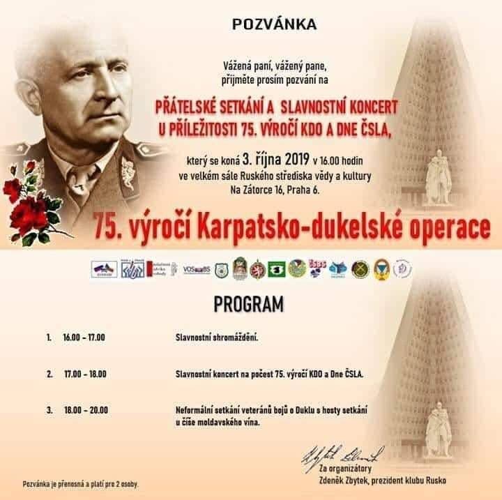Checos y Eslovacos recordaron el 75to Aniversario de la Operación Cárpatos – Dukla