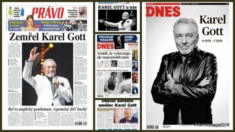 Karel Gott cumple un aňo de Muerto