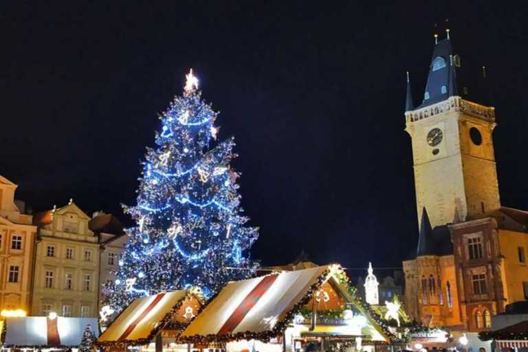 Los árboles navideños de Praga están en camino