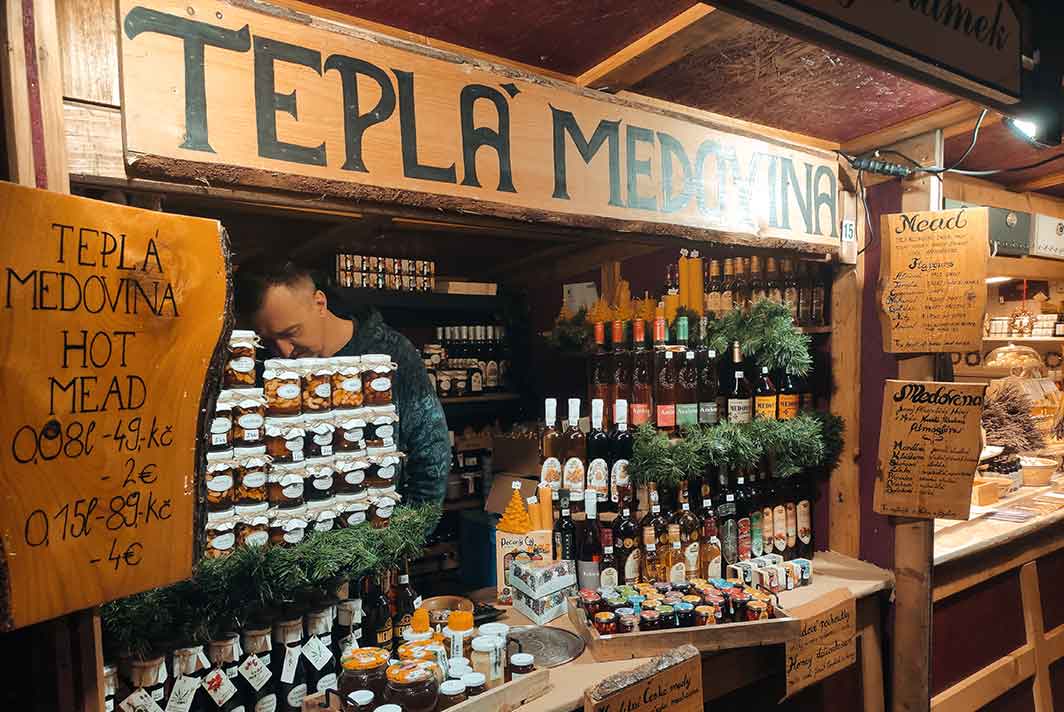 El mercado navideño de Praga de Náměstí Míru