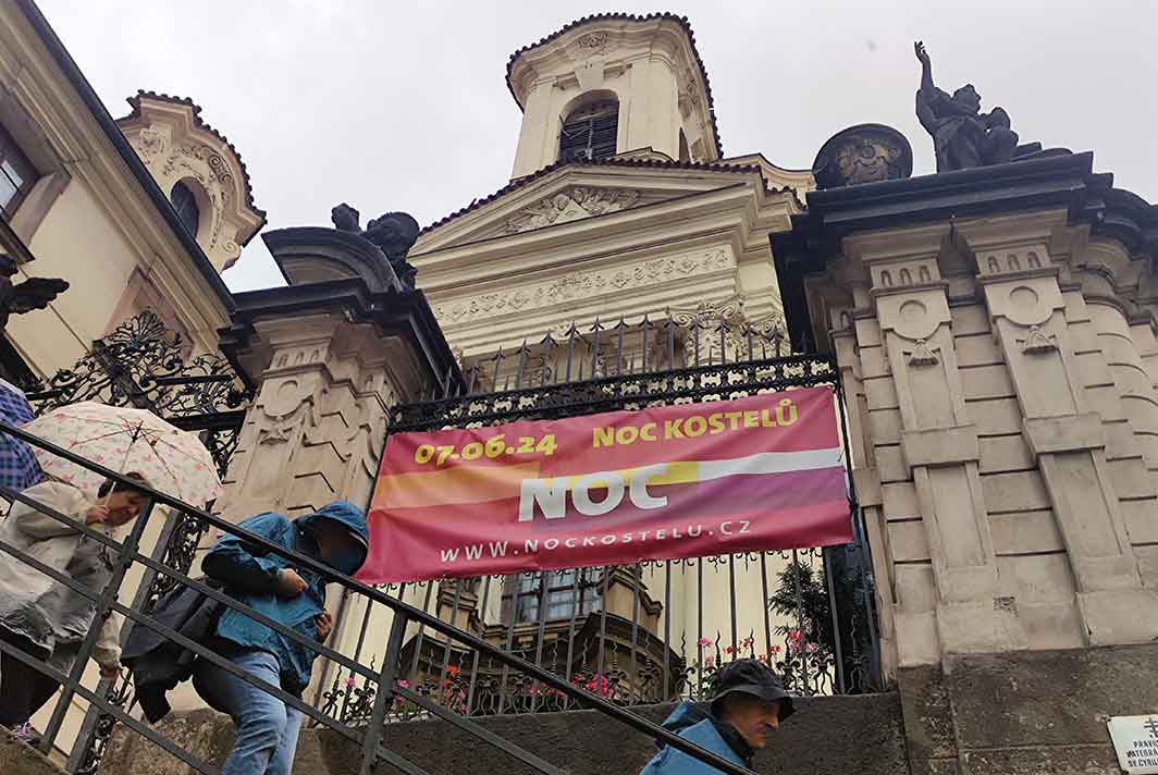Noche de Puertas Iglesia de San Cirilo Y Metodio el las jornadas Abiertas de las Iglesias en Chequia 2024